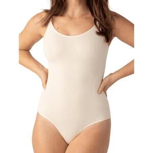 Brand New True Kind Women's Size Small Beige Scoop Neck Bodysuit